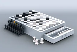Kingdom Hearts Alba & Ater Chess Set Small