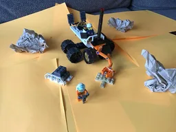 Sideways mars rover