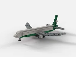 Lego 787-10 with Eva air livery