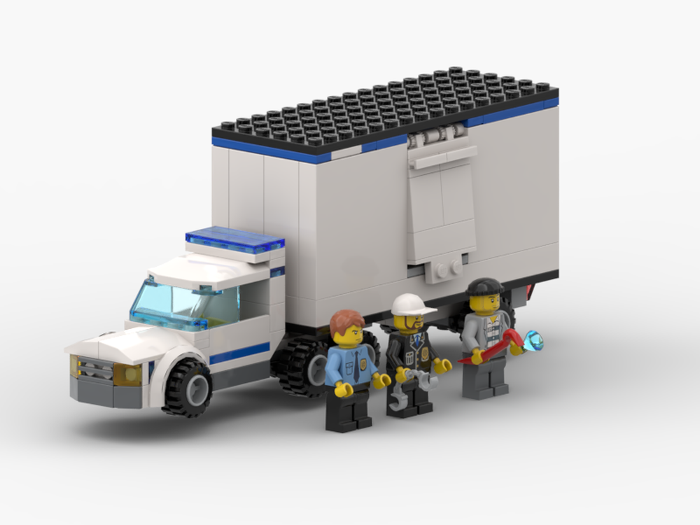 Lego police truck