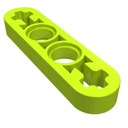 Technic Beam 1 x 4 Thin / Lime