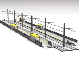 tram station