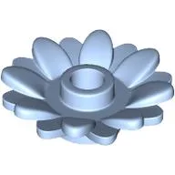 Plant, Sunflower 2 x 2 with 16 Petals / Bright Light Blue