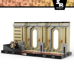 Coruscant Temple Diorama