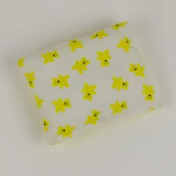 Duplo Pillow with Teddy Bear Print