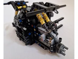 Lego Technic Height Adjustable Axle with Steering