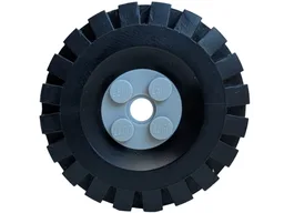 Wheel FreeStyle with Black Tire 17 x 43 (6248 / 3634) / Light Gray