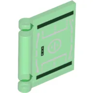 Book Cover with HUD Display Print / Trans-Green