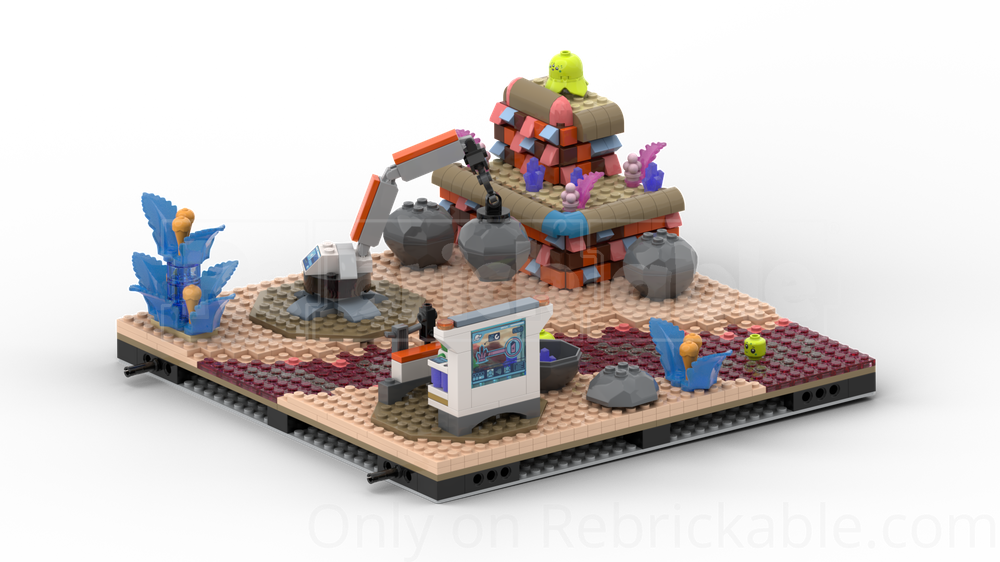 Lego Alien Asteroid