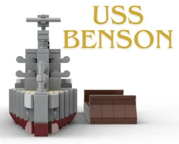 USS Benson 1/640th scale Destroyer