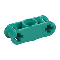 Lego Technic Axle and Pin Connector Perpendicular 3L with Centre Pin Hole / Dark Turquoise