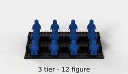 12 Minifigure Stand (16, 18, 20 or 24 figure versions also available)