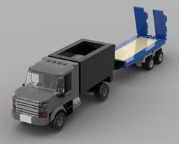 Dump Truck and Trailer