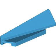 Lego Brick Wedged, Sloped 1 x 5 x 1 1/3 Left / Dark Azure