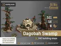 Dagoba Swamp - Diorama for Yoda's Hut