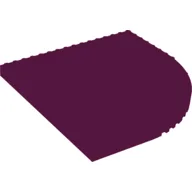Brick Round Corner 16 x 16 / Dark Pink