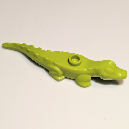 Lego Animal, Alligator / Crocodile Baby [PLAIN] / Lime