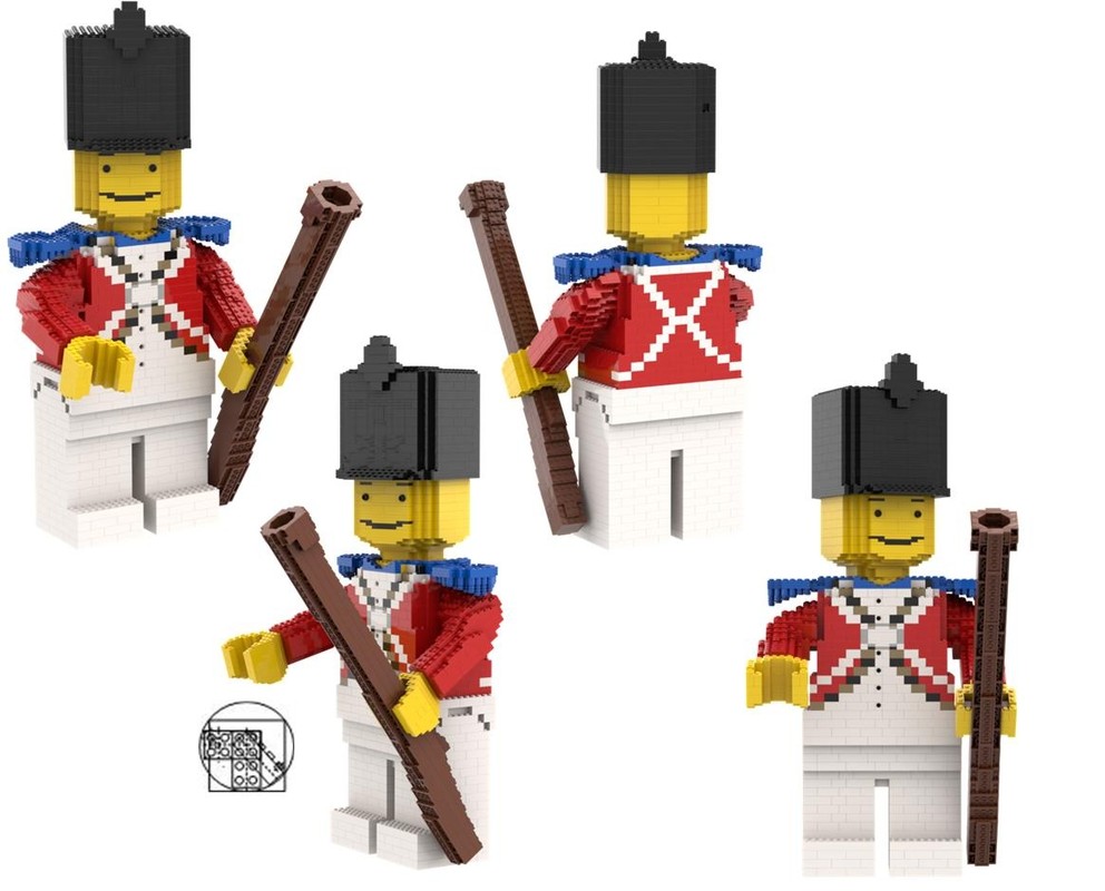 Lego Maxi figure red Soldier