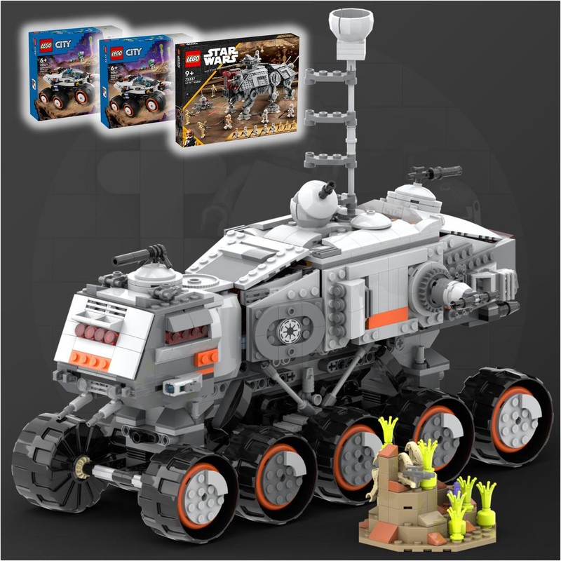 Lego 75337 - 60431 - Clone Turbo Tank aka Juggernaut