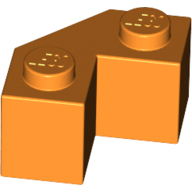 Lego Brick Wedged 2 x 2 Facet / Orange