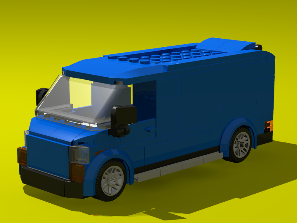 Lego Blue Cargo Van