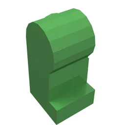 Leg, Right / Bright Green