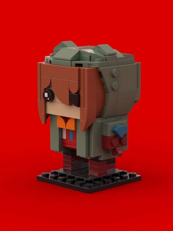 Lego Asuka Shikinami Langley Brickheadz