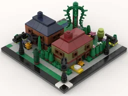 Modular Family Houses (2 on 1 plate, corner) #2