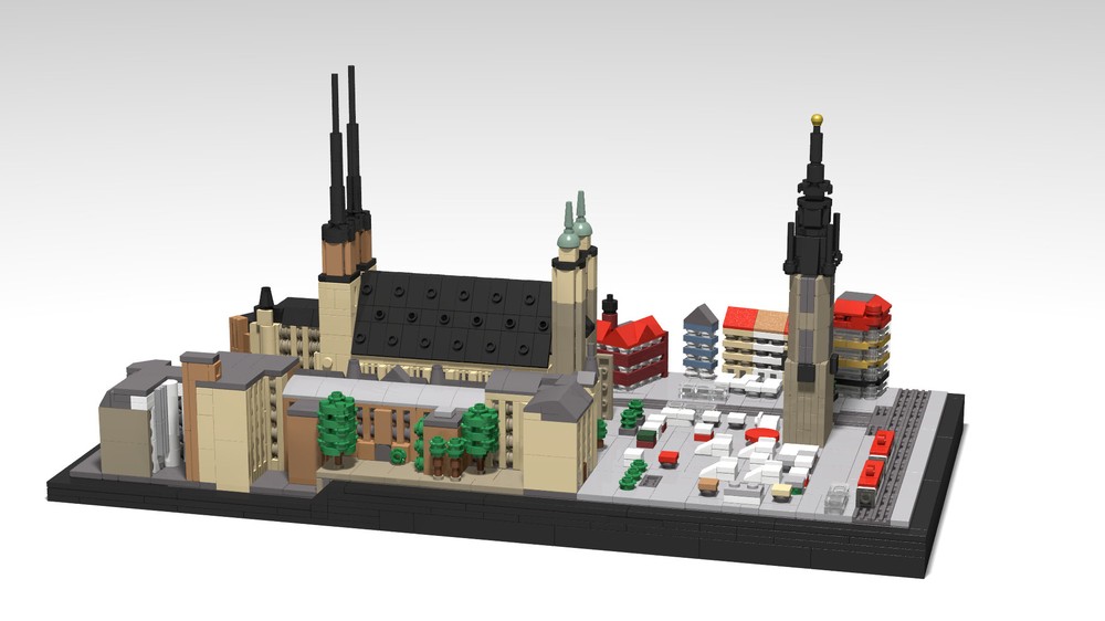 Lego City of five towers, Halle (Saale), Germany