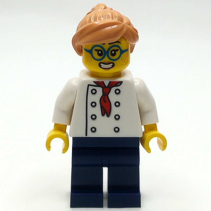 Lego Pizza Chef, Dark Azure Glasses