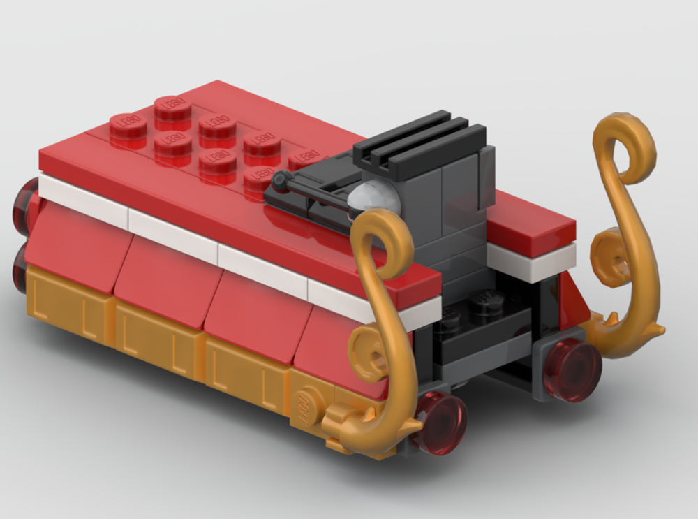 Lego Droid Sleigh for your Winter Village Display