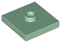 Plate Special 2 x 2 with Groove and Center Stud (Jumper)