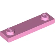 Plate Special 1 x 4 with 2 Studs with Groove [New Underside] / Bright Pink