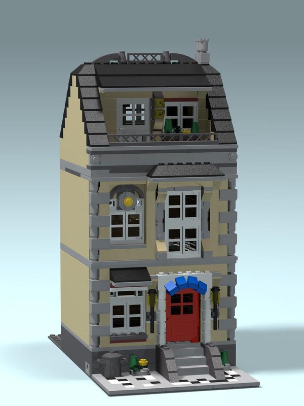 Lego 4954 Alternate - modular townhouse