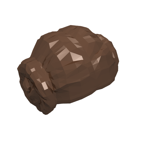 Lego Hair 2 Buns (Princess Leia) / Brown