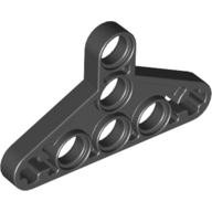 Lego Technic Beam Triangle Thin [Type I] / Black