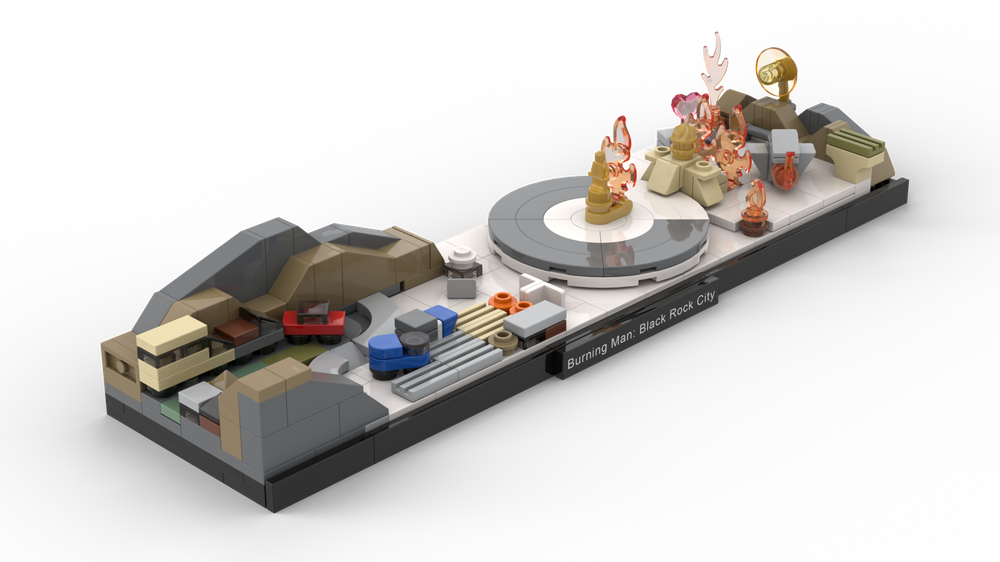 Lego Burning Man: Black Rock City