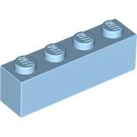 Brick 1 x 4 / Pastel Blue
