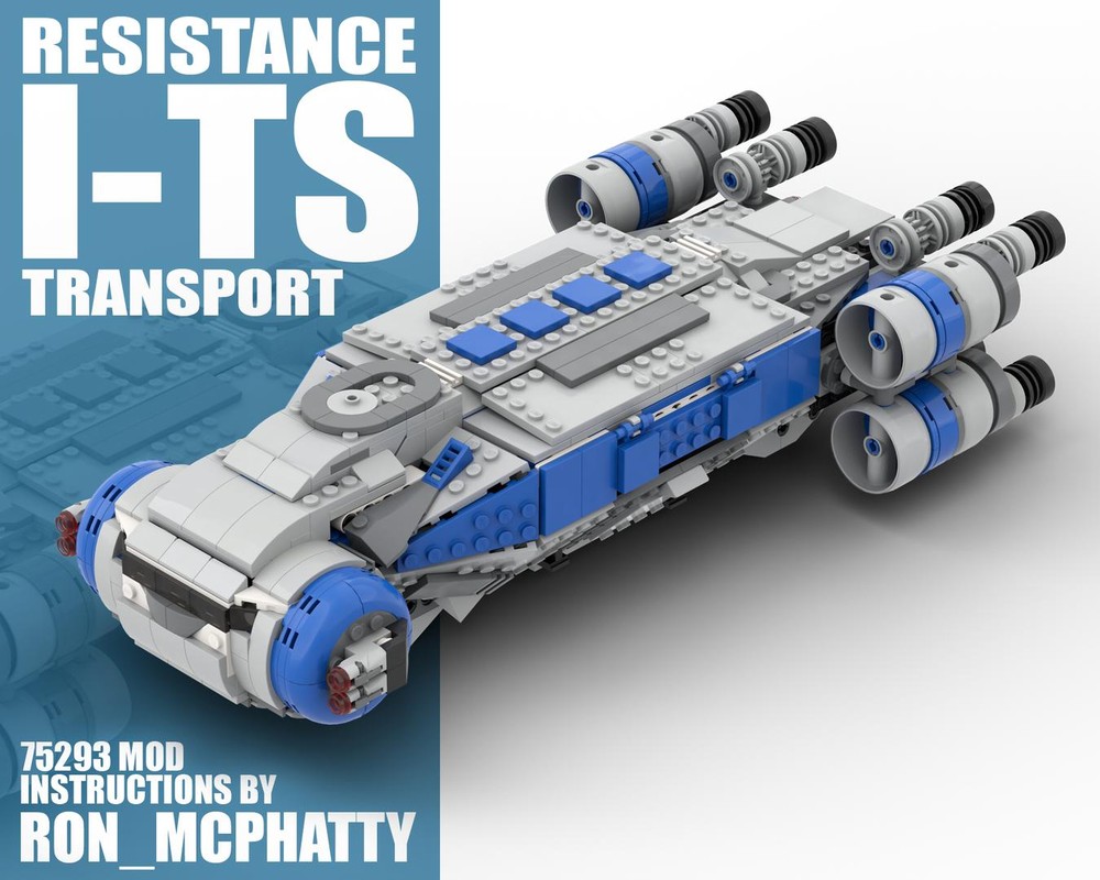Lego Resistance I-TS Transport set 75293 MOD