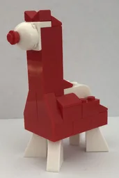 10698 Red dinosaur