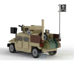 HMMWV Up Armored HA (Heavy) SOF version