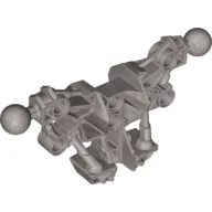 Large Figure Skeletal, Torso with 2 Ball Joints (Piraka) / Pearl Light Gray