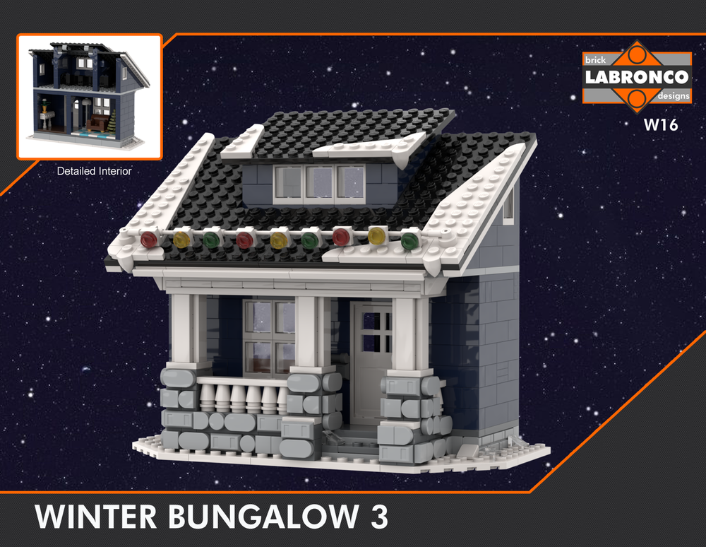 Lego W16 - Winter Bungalow 3
