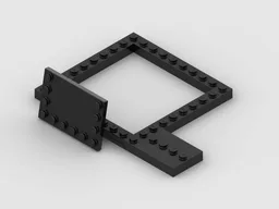 Modified helmet stand for displaying minifigure - style 1