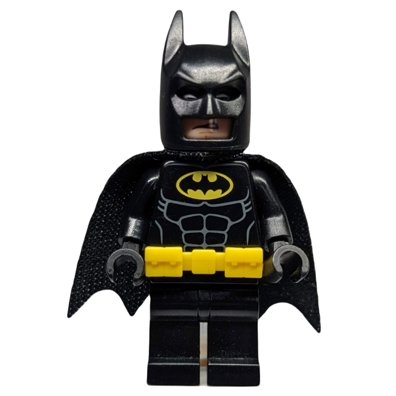 Lego Batman, Black Suit, Black Cape and Cowl, Utility Belt (3626cpr9996 Head)