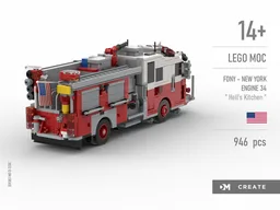 FDNY - New York - Engine 34 Hell's Kitchen