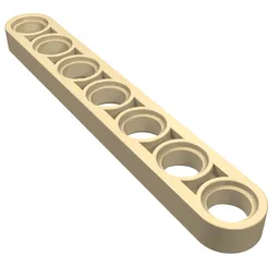 Technic Beam 1 x 7 Thin / Tan