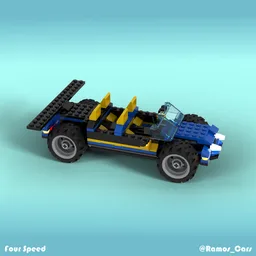 Four Speed with Pullback Motor