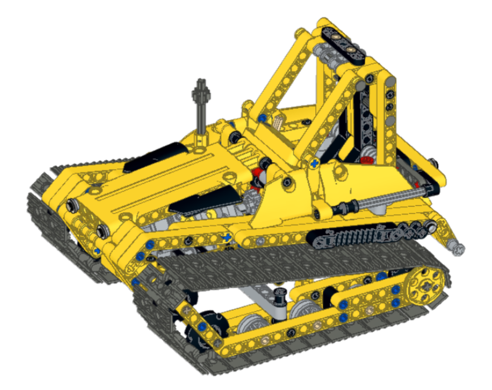 Lego Snow Groomer - Snowcat (alt . build from 42028 Bulldozer)