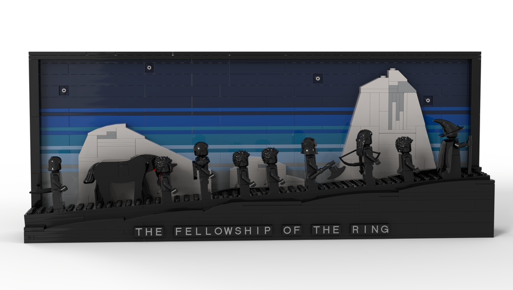 Lego Landscape Fellowship of the Ring